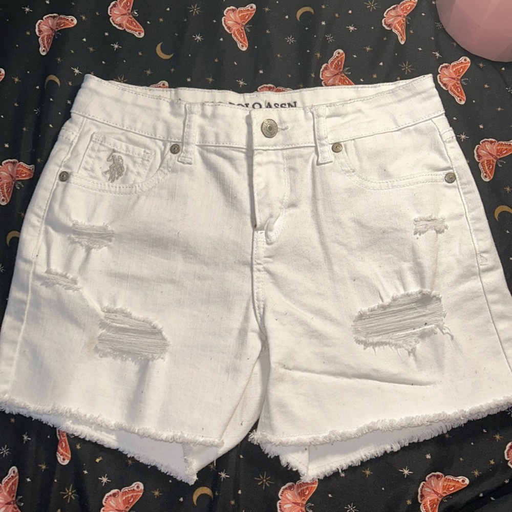 White Shorts